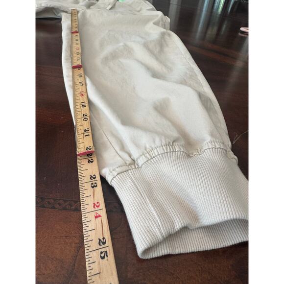 Varley Celita Pant Jogger Small Ivory/Cream Drawstring Waist Pockets - Picture 6 of 9
